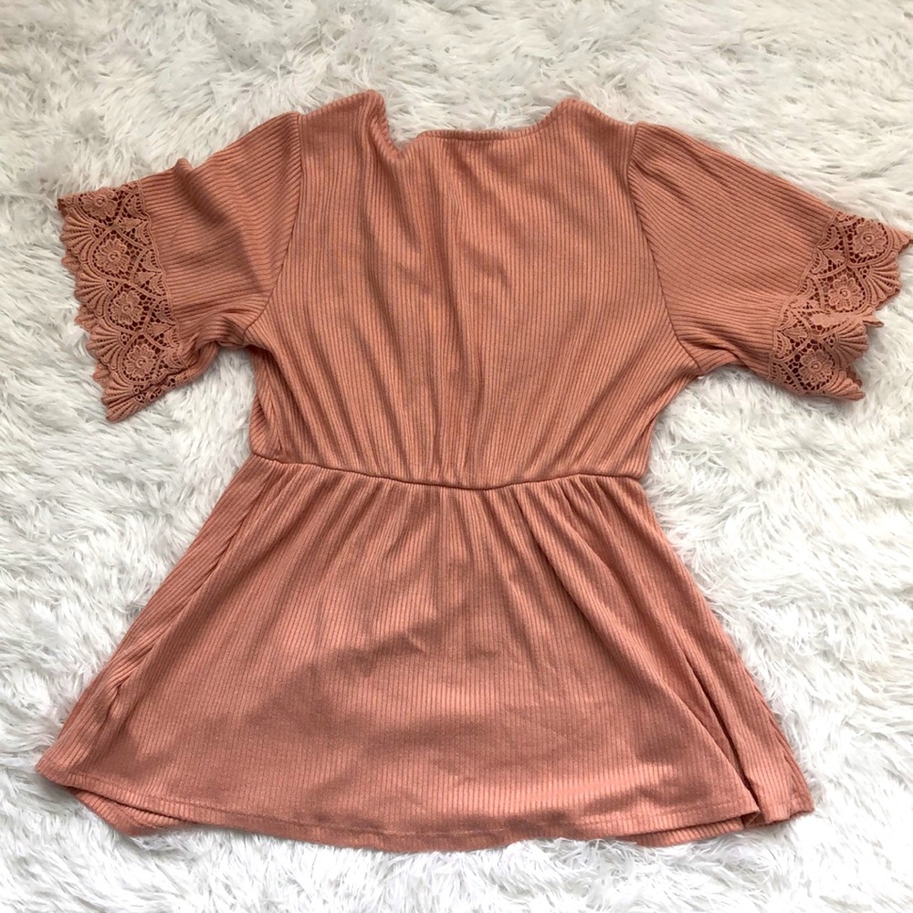 Peach Maternity Top - Picture 2 of 3